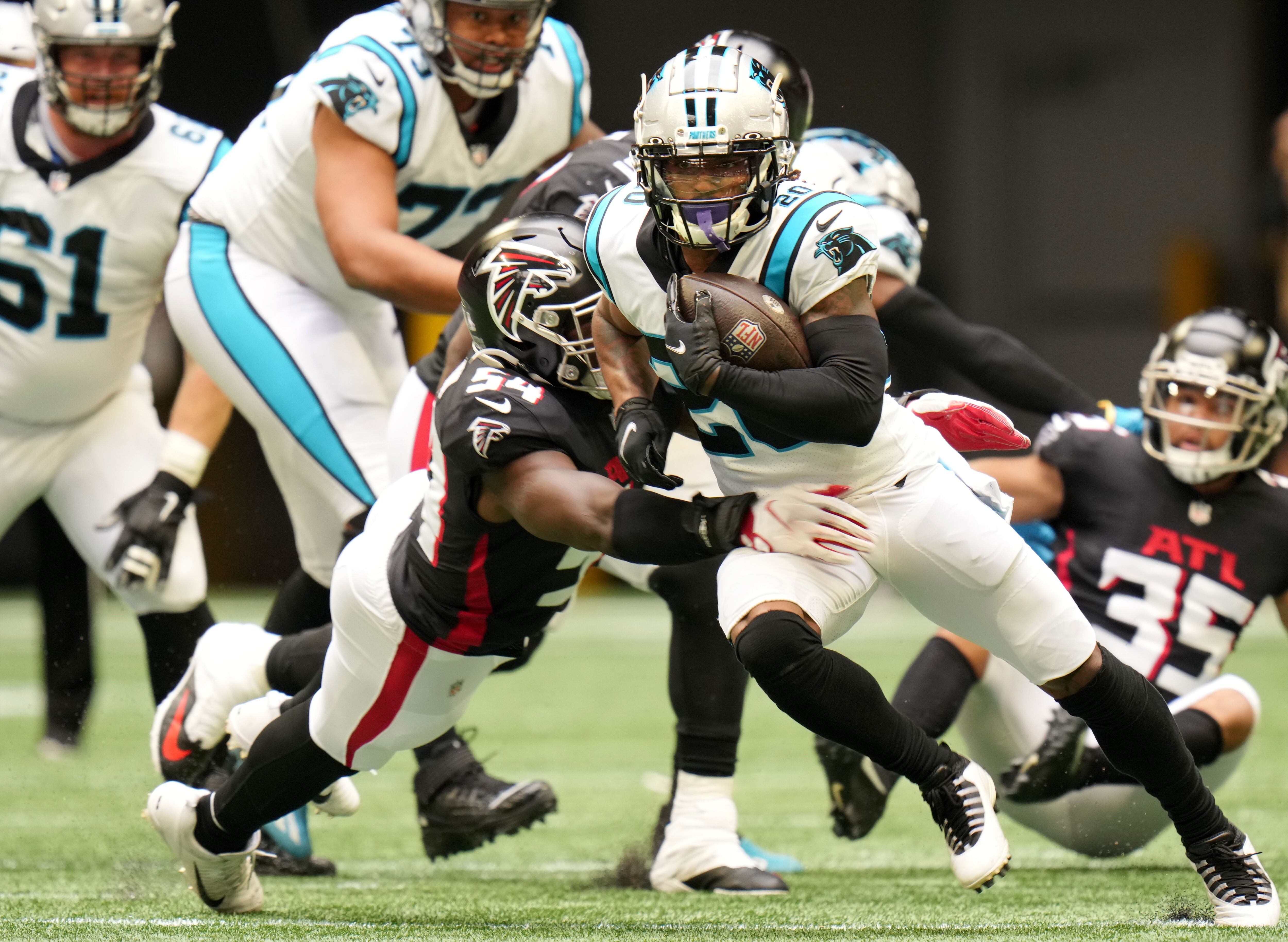 Defense shines, Panthers snap skid by beating Falcons 19-13