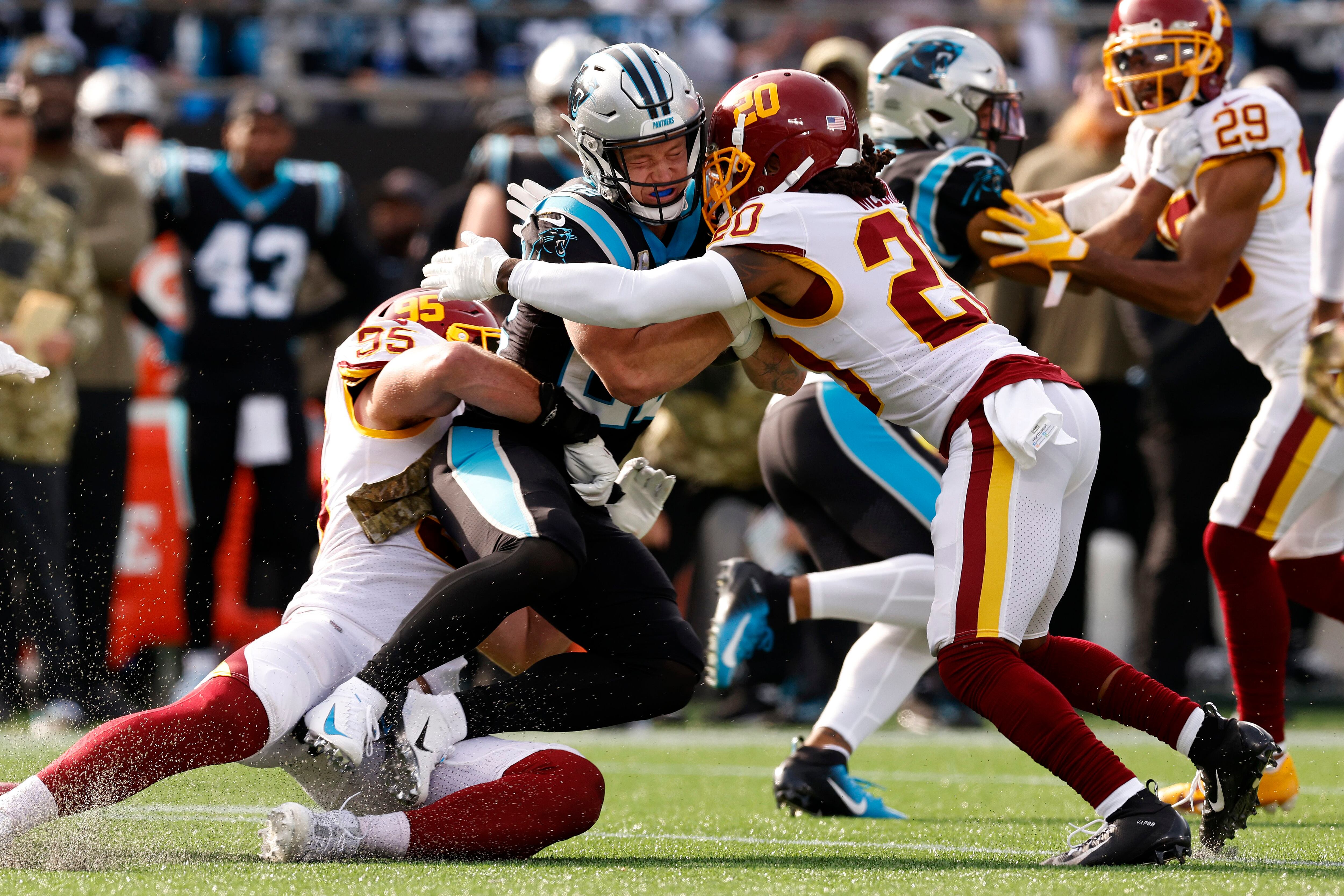 Heinicke, Washington spoil Newton's homecoming 27-21