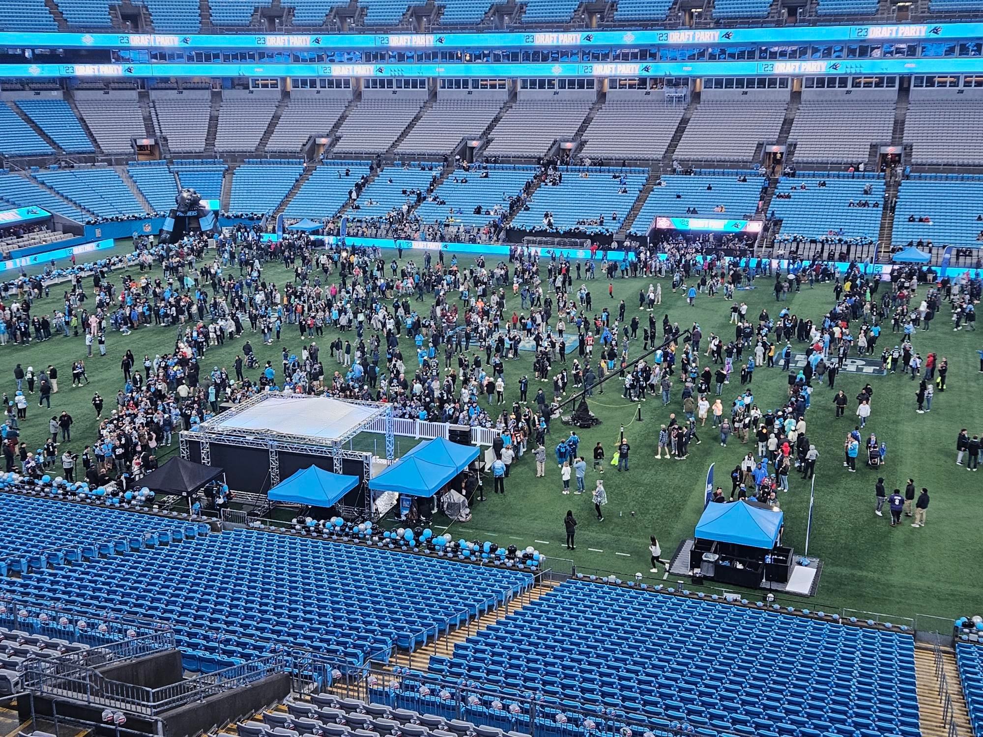 Carolina Panthers Hosting Draft Party at Bank of America Stadium