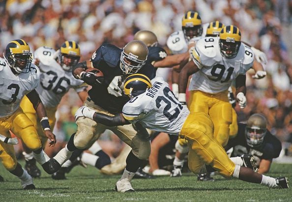 Jerome Bettis back on campus to finish Notre Dame degree