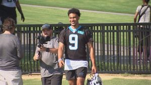 Carolina Panthers training camp photo: First year at Wofford