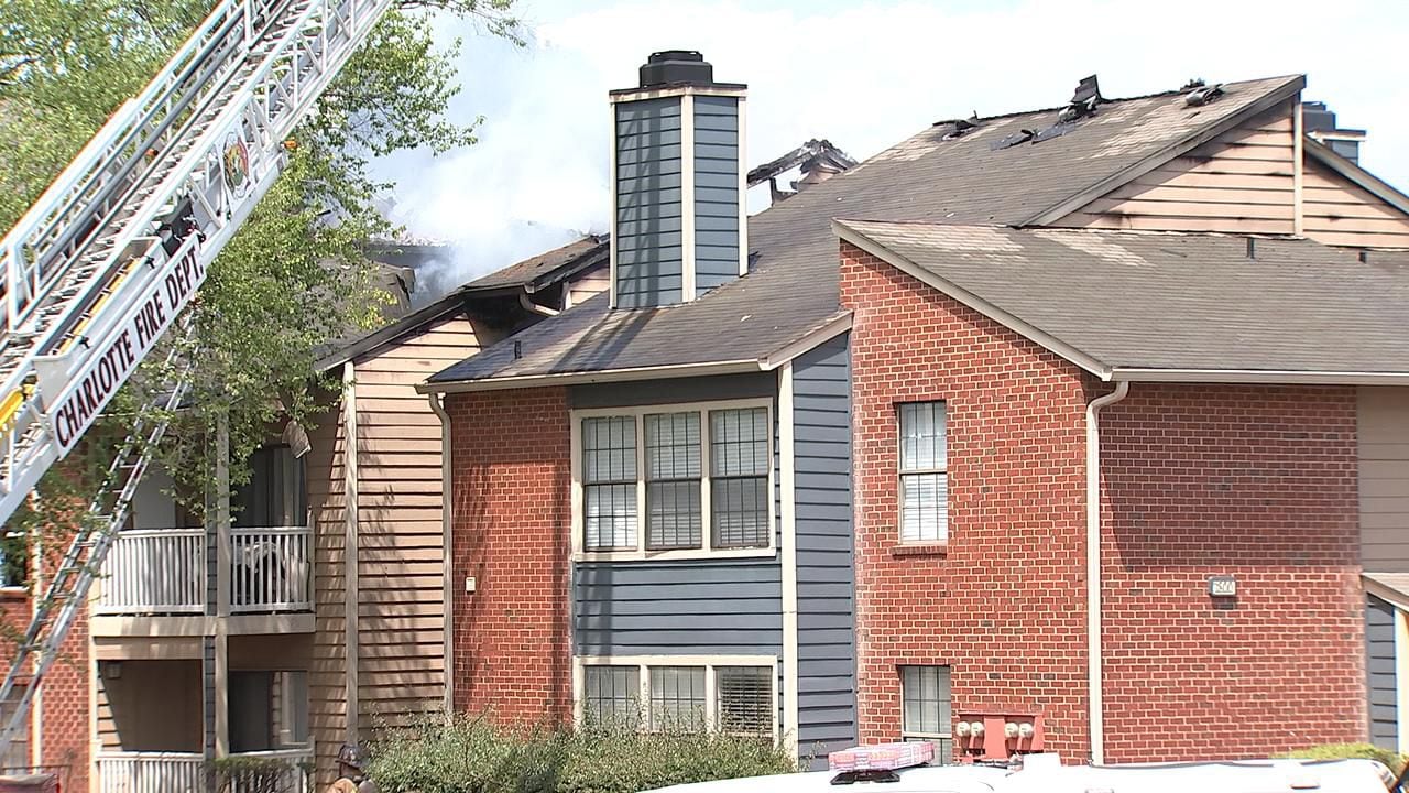 1 Person Seriously Hurt After Fire At South Charlotte Apartment 14 Families Displaced Wsoc Tv
