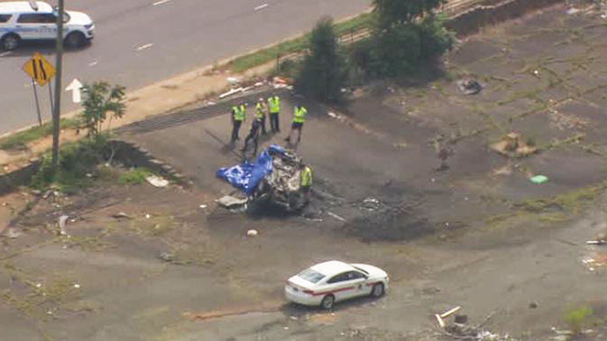 CMPD Investigating Deadly Crash After Vehicle Flips, Catches Fire