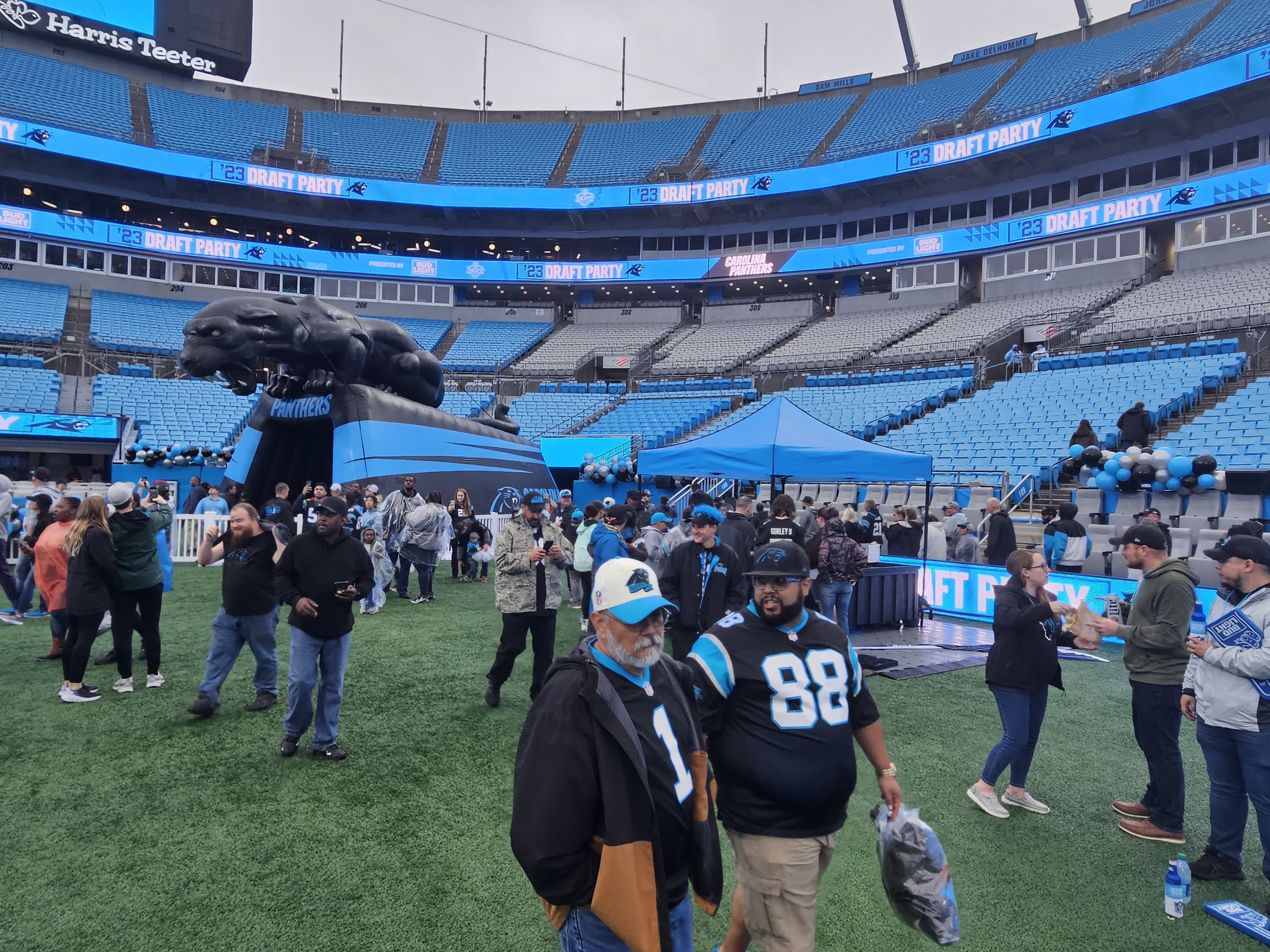 Carolina Panthers hosting NFL Draft party for public