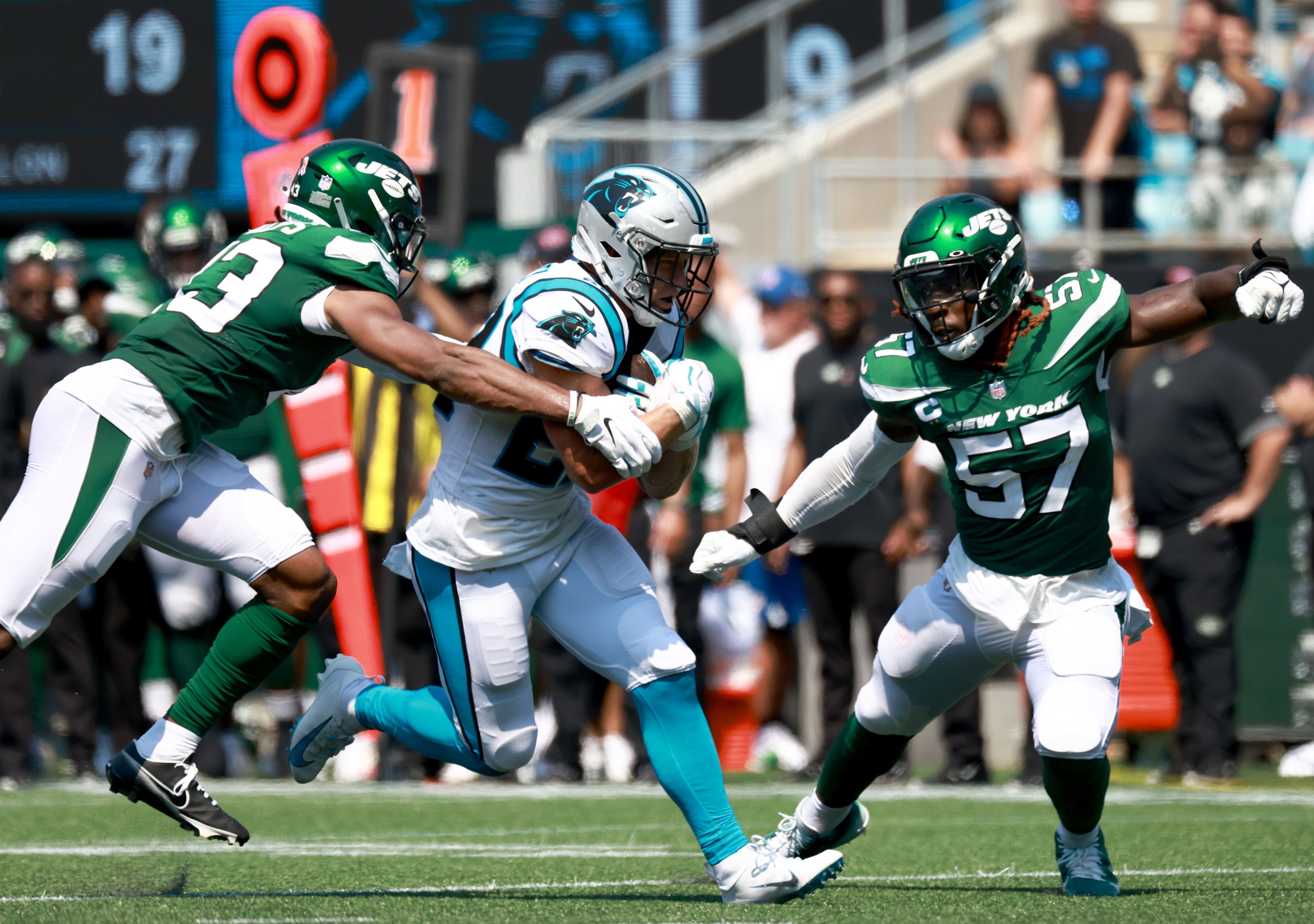 Darnold, defense lead Panthers past Jets 19-14 in opener