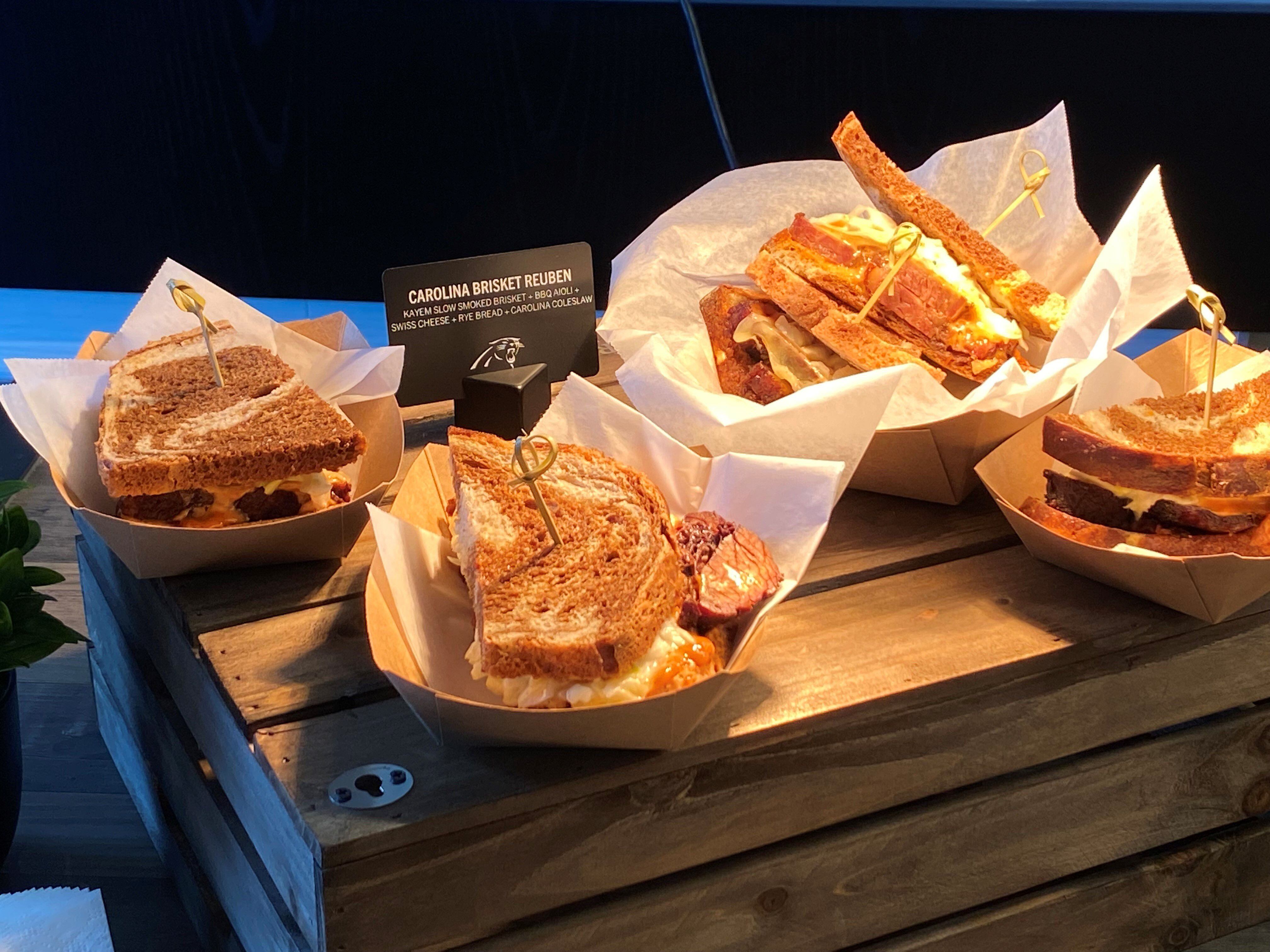 Carolina Panthers, Levy unveil new menu items at Bank of America