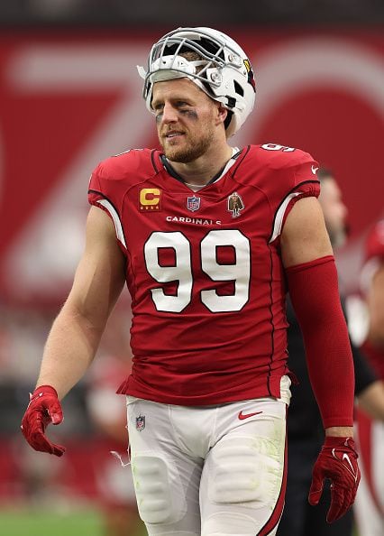 Arizona Cardinals' J.J. Watt plays days after having 'heart shocked back  into rhythm'