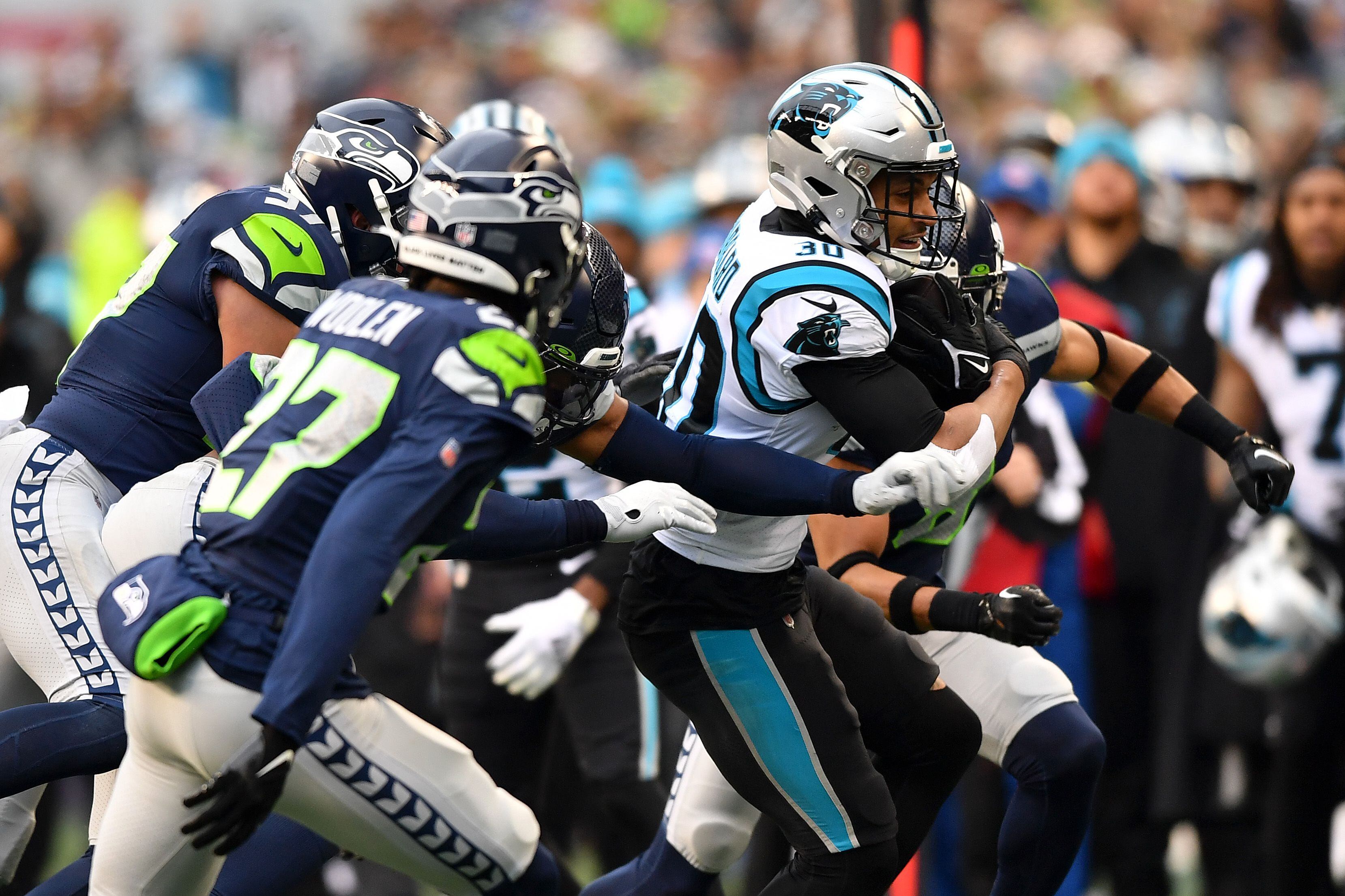 Photos: Panthers upset Seahawks 30-24