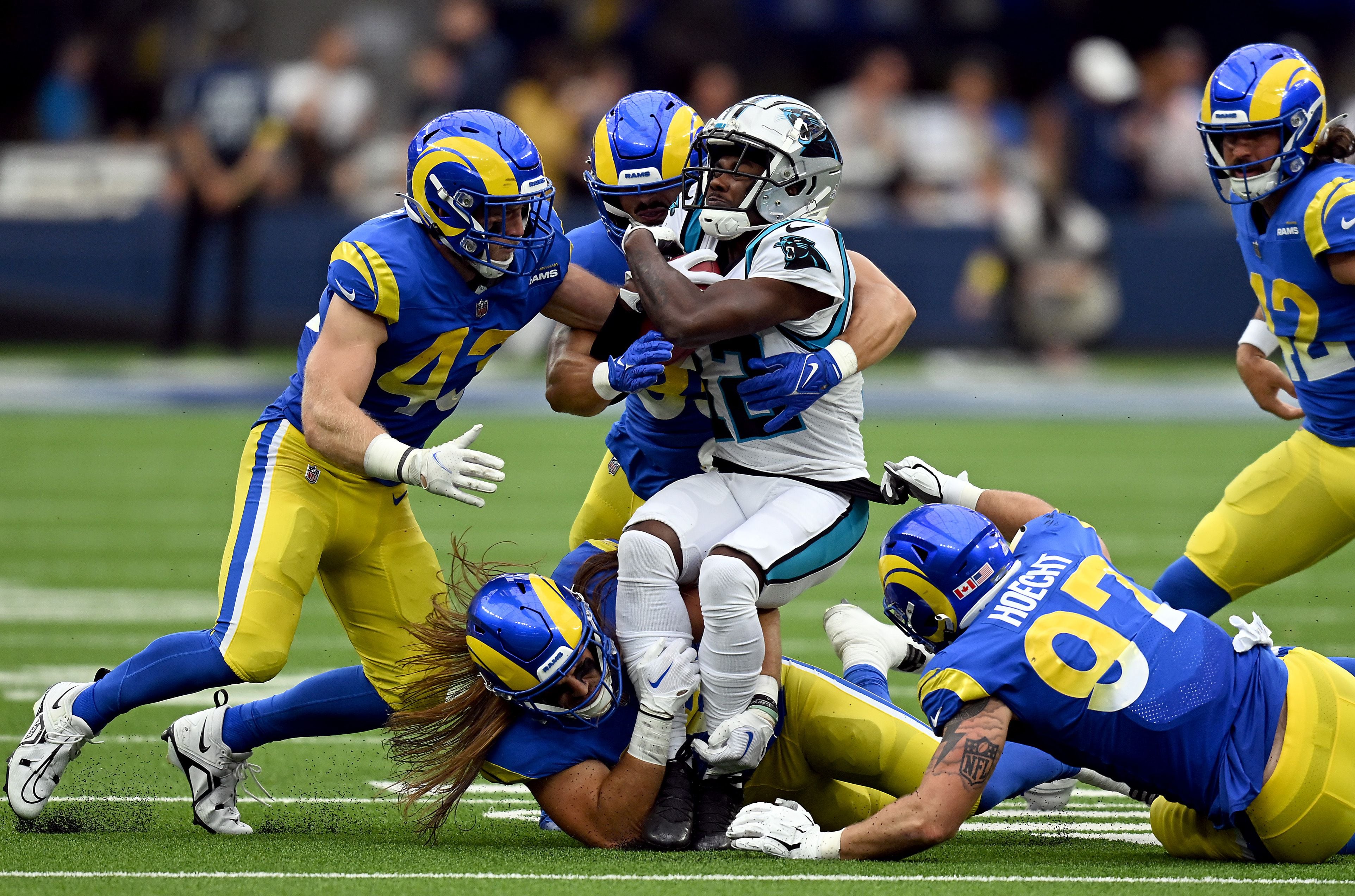 LA Rams rally in 2nd half to beat Panthers 24-10