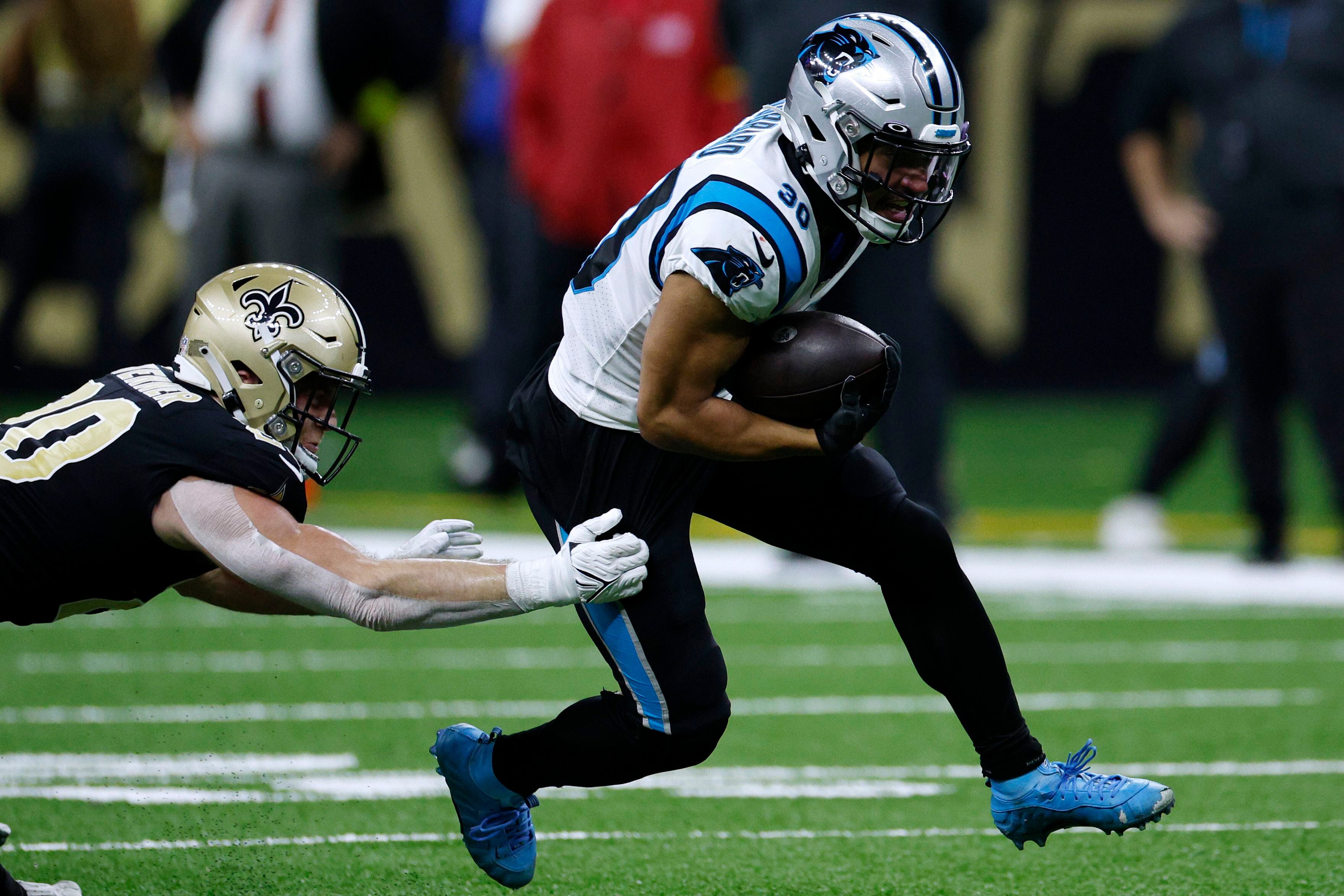 WATCH: Panthers DE Marquis Haynes Sr. returns fumble for 44-yard TD