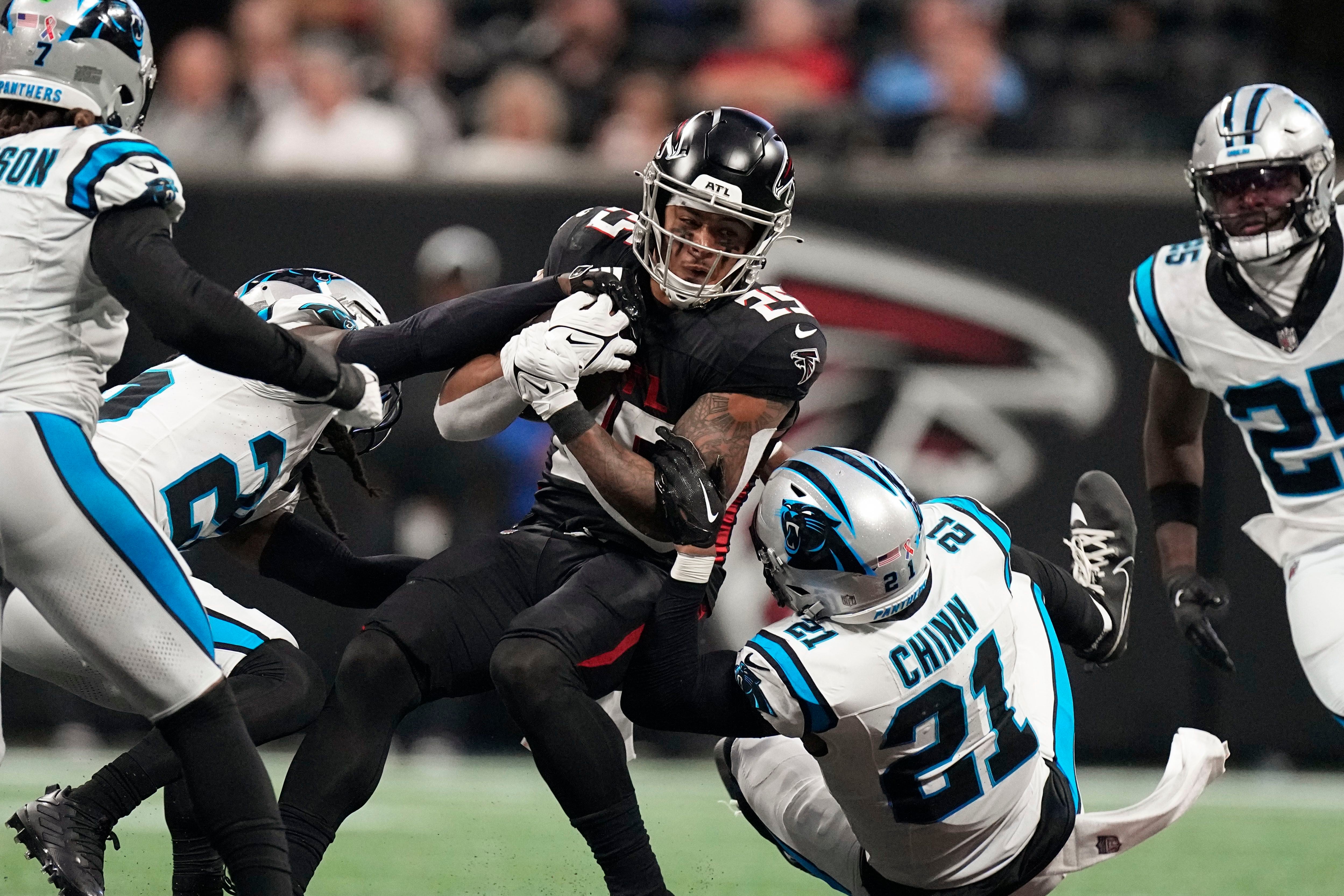 NFL: Bijan Robinson scores 1st NFL touchdown in Atlanta Falcons' 24-10 win  vs Carolina Panthers