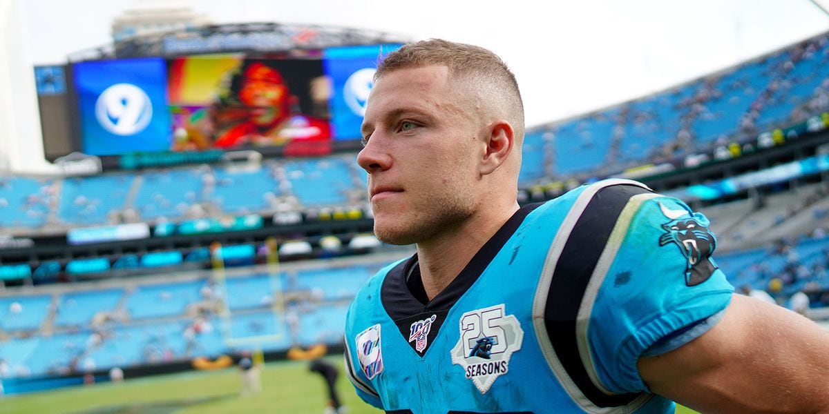 Adam Schefter on X: Stunner: Panthers are trading Pro-Bowl RB Christian  McCaffrey to the San Francisco 49ers in exchange for draft picks, sources  tell ESPN. McCaffrey returns to the Bay Area, where