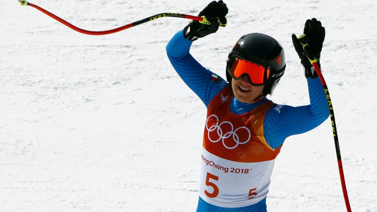 Sofia Goggia Takes Downhill Gold Lindsey Vonn Earns Bronze 5629