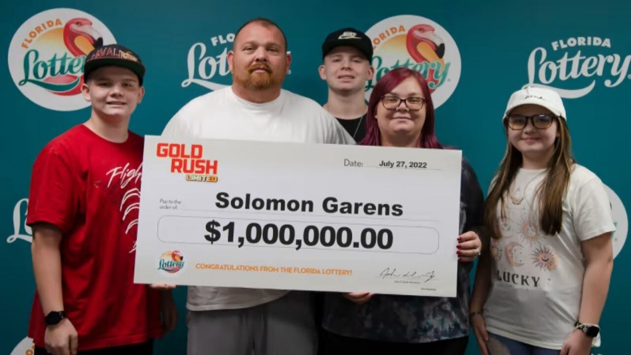 Jacksonville man wins a 'fast' million with scratch-off lottery game